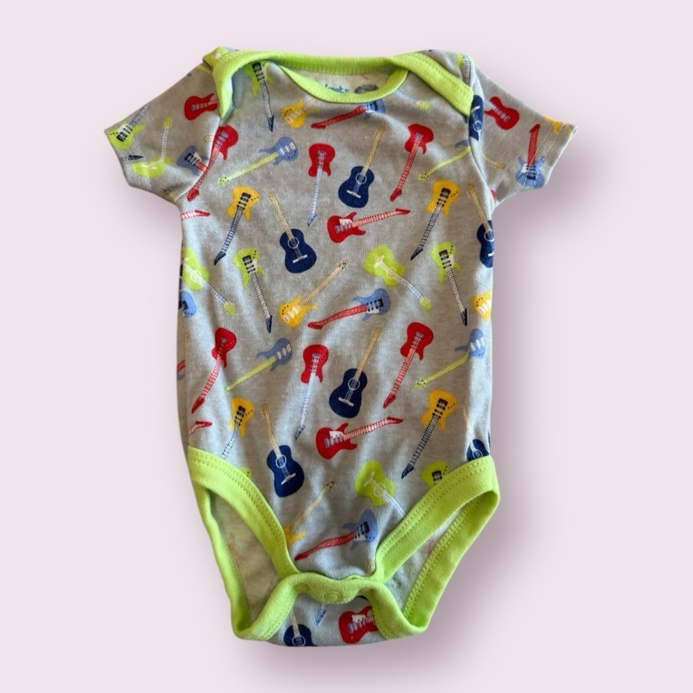 Baby Onesies Bundle 6 Pack Mixed Prints Bodysuits 6-9M - Picture 3 of 8